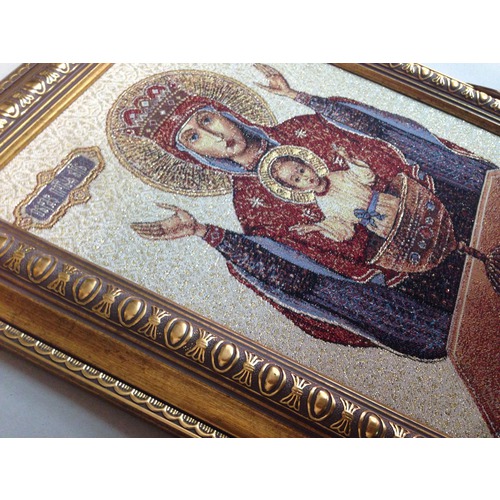 Гобелен МАГ "Икона Пресвятой Богородицы Неупиваемая чаша (Мария)" (фото, вид 1)