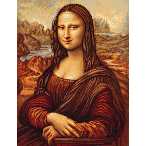 Набор для вышивания крестом Luca-S "Мона Лиза" (фото, вид 1)