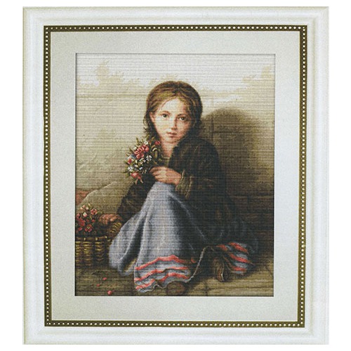 Набор для вышивания крестом Luca-S "Портрет девочки" (фото, вид 1)