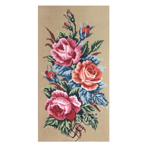 Канва с нанесенным рисунком Gobelin-L "Розы" (фото, вид 1)
