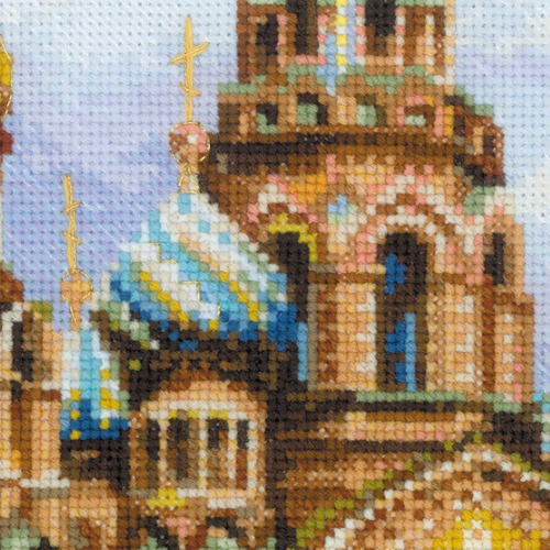Набор для вышивания крестом Риолис "Санкт-Петербург. Храм Спаса-на-крови" (фото, вид 2)