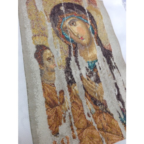 Набор для вышивания крестом Thea Gouverneur "Икона Божия Матерь (Богородица Одигитрия)" (фото, вид 2)