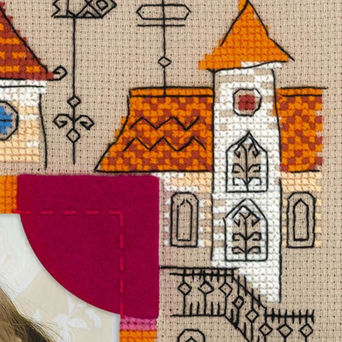 Набор для вышивания крестом Риолис Панно для фотографии "Замок принцессы" (фото, вид 4)