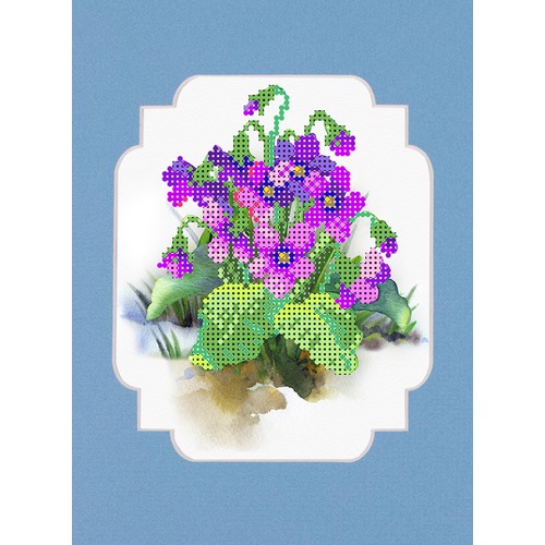 Набор для вышивания бисером Матрёнин посад "Весенние цветы" (фото, вид 1)