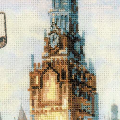 Набор для вышивания крестом Риолис "Города России. Москва" (фото, вид 2)