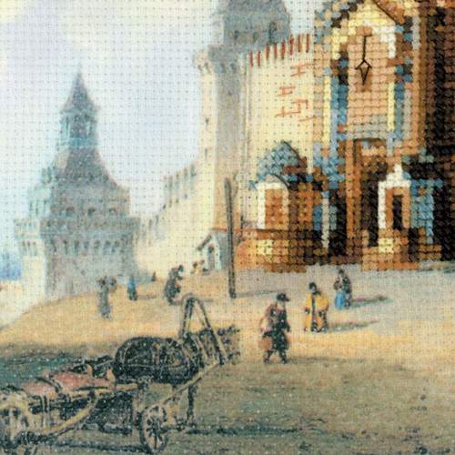Набор для вышивания крестом Риолис "Города России. Москва" (фото, вид 3)