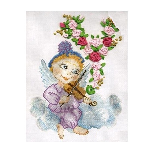 Набор для вышивания крестом Марья искусница "Скрипка"