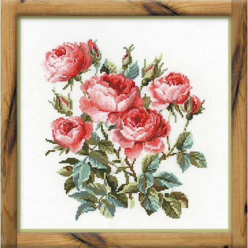 Набор для вышивания крестом Риолис "Садовые розы"