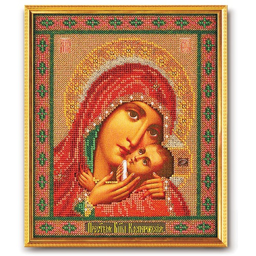 Набор для вышивания бисером Радуга бисера (Кроше) "Богородица Касперовская"