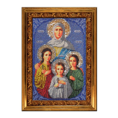Набор для вышивания бисером Вышиваем бисером "Вера, Надежда, Любовь и их мать Софья"