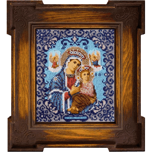 Набор для вышивания бисером Вышиваем бисером "Страстная икона Пресвятой Богородицы"