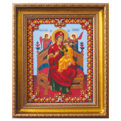 Набор для вышивания бисером Чаривна Мить "Икона Божьей Матери Всецарица"