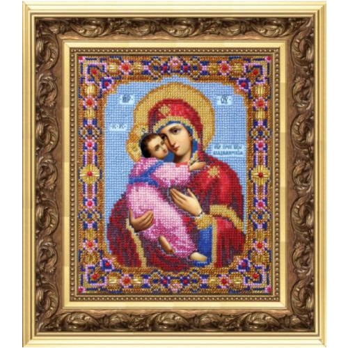 Набор для вышивания бисером Чаривна Мить "Икона Божьей Матери Владимирская"