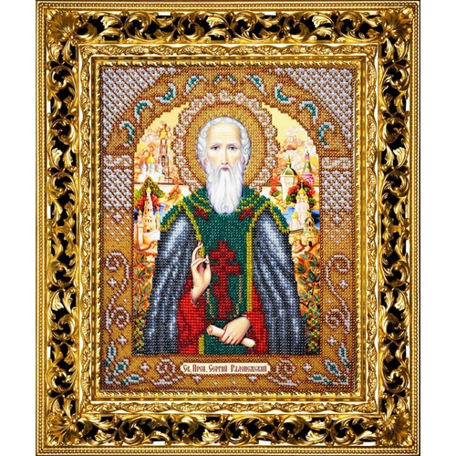 Набор для вышивания бисером Паутинка "Святой Преподобный Сергий Радонежский"