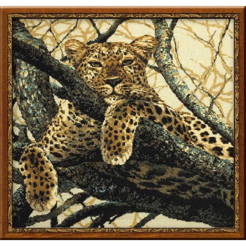 Набор для вышивания крестом Риолис "Леопард"