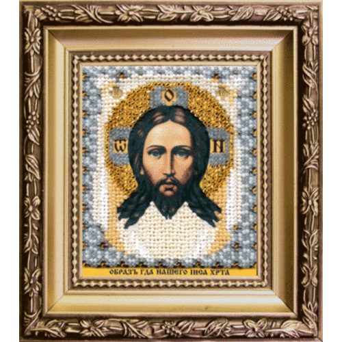 Набор для вышивания бисером Чаривна Мить "Образ Господа Нашего Иисуса Христа"