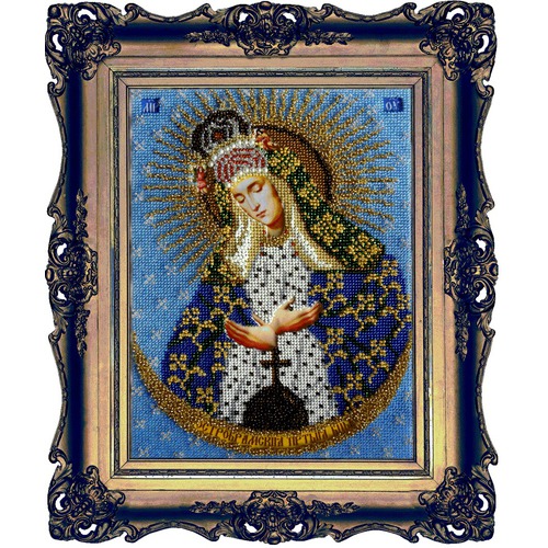 Набор для вышивания бисером Вышиваем бисером "Остробрамская икона Божией Матери" (фото)