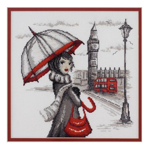 Набор для вышивания крестом Марья искусница "Лондон" по рисунку О. Куреевой