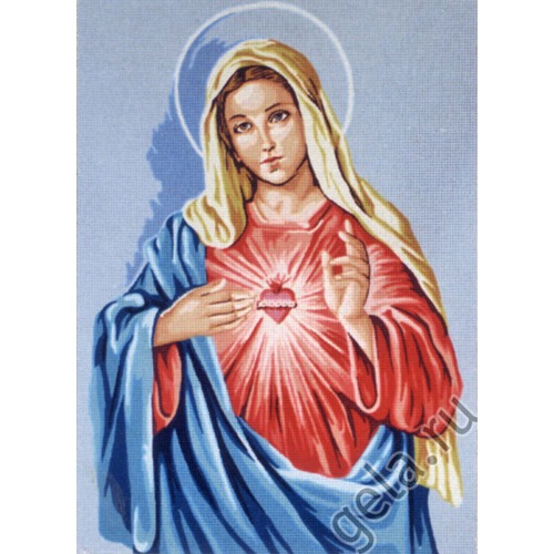 Канва с нанесенным рисунком Gobelin-L &quot;Доброе сердце Девы Марии&quot;