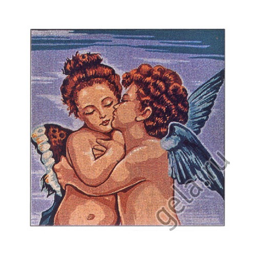 Канва с нанесенным рисунком Gobelin-L &quot;Ангельский поцелуй&quot;