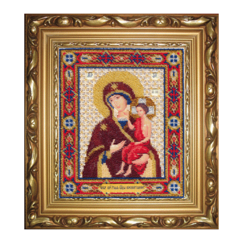 Набор для вышивания бисером Чаривна Мить "Икона Божьей Матери Воспитание"
