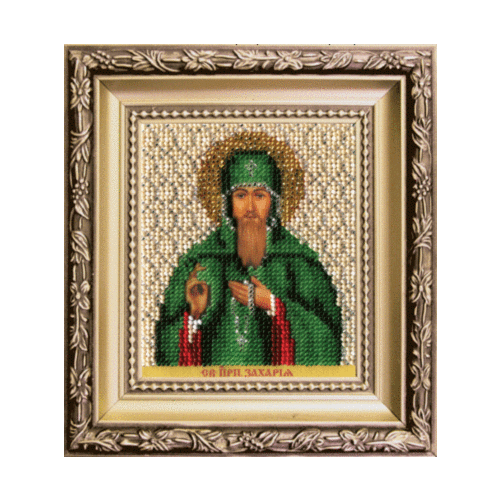 Набор для вышивания бисером Чаривна Мить "Икона святая преподобная Захария"