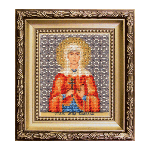 Набор для вышивания бисером Чаривна Мить "Икона святой мученицы Клавдии"