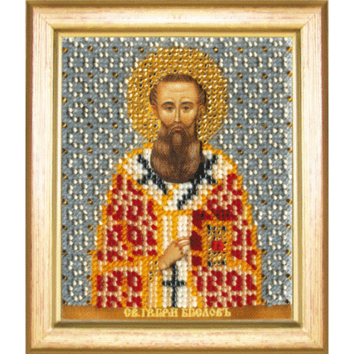 Набор для вышивания бисером Чаривна Мить "Икона святого Григория Богослова"