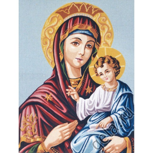 Канва с нанесенным рисунком Gobelin-L &quot;Дева Мария с младенцем&quot;