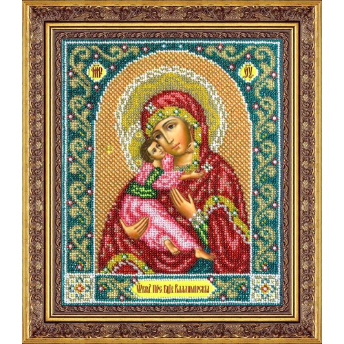 Набор для вышивания бисером Паутинка "Пресвятая Богородица Владимирская"