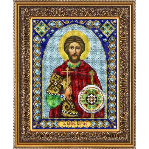 Набор для вышивания бисером Паутинка "Святой Мученик Виктор"