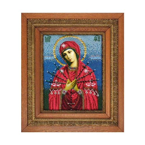 Набор для вышивания бисером Вышиваем бисером "Семистрельная икона Божией Матери"
