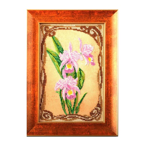 Набор для вышивания бисером Радуга бисера (Кроше) "Грациозные орхидеи"