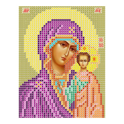 Набор для вышивания бисером Вертоградъ &quot;Икона &quot;Божией Матери Казанская&quot;&quot;