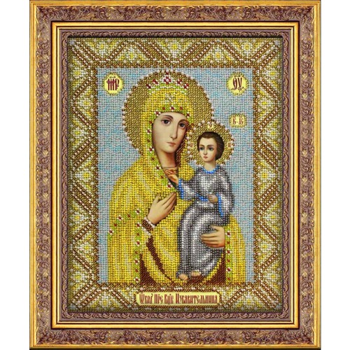 Набор для вышивания бисером Паутинка "Пресвятая Богородица Избавительница"