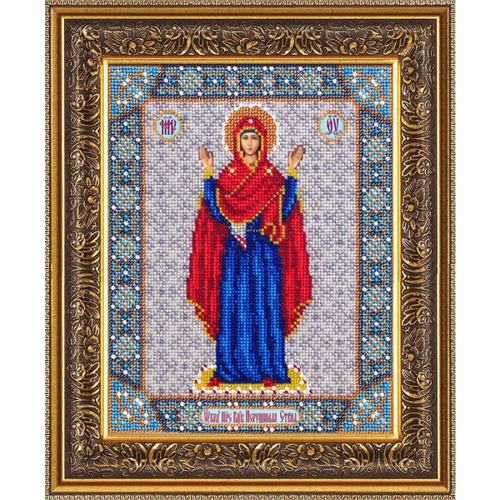 Набор для вышивания бисером Паутинка "Пресвятая Богородица Нерушимая стена"