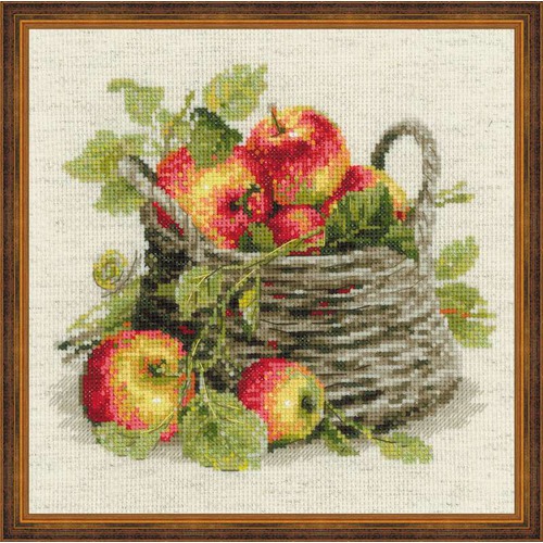 Набор для вышивания крестом Риолис "Спелые яблоки" (фото)