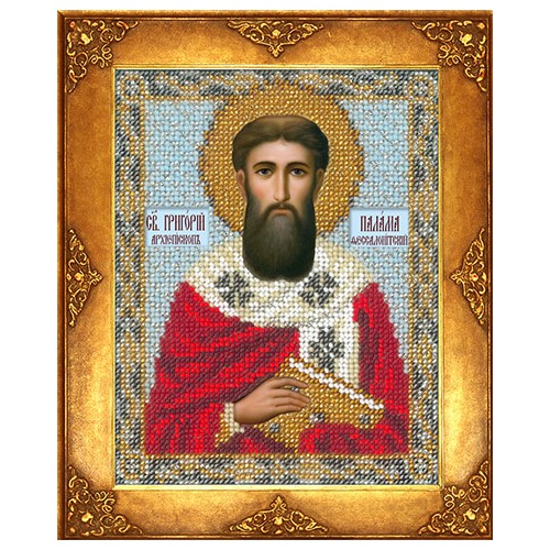 Набор для вышивания крестом Русская искусница "Святой Григорий"