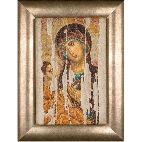 Набор для вышивания крестом Thea Gouverneur "Икона Божия Матерь (Богородица Одигитрия)" (фото)