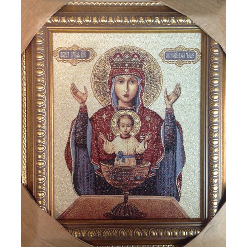 Гобелен МАГ "Икона Пресвятой Богородицы Неупиваемая чаша (Мария)" (фото)
