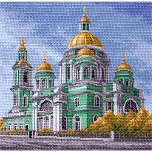 Канва с нанесенным рисунком Матрёнин посад "Елоховский собор в Москве"