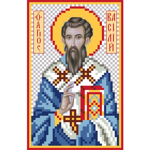 Ткань с рисунком для вышивки бисером Матрёнин посад "Святой Василий"