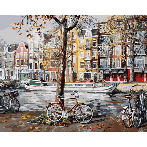 Набор для раскрашивания Белоснежка "Осенний Амстердам"