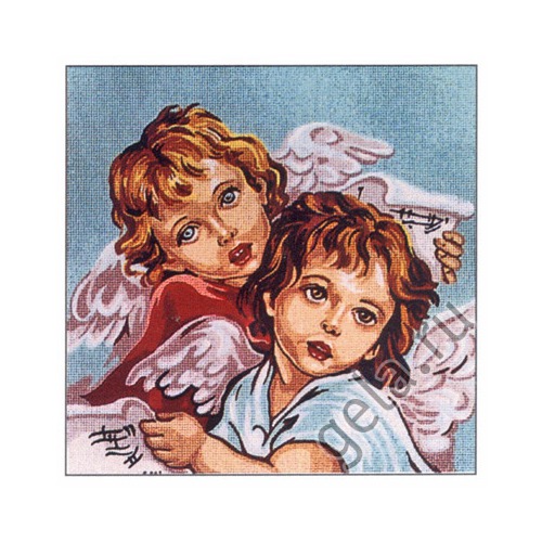 Канва с нанесенным рисунком Gobelin-L "Пара ангелов"