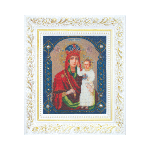 Набор для вышивания бисером Чаривна Мить "Икона Божьей Матери Призри на смирение"