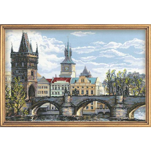Набор для вышивания крестом Риолис "Прага. Карлов мост"