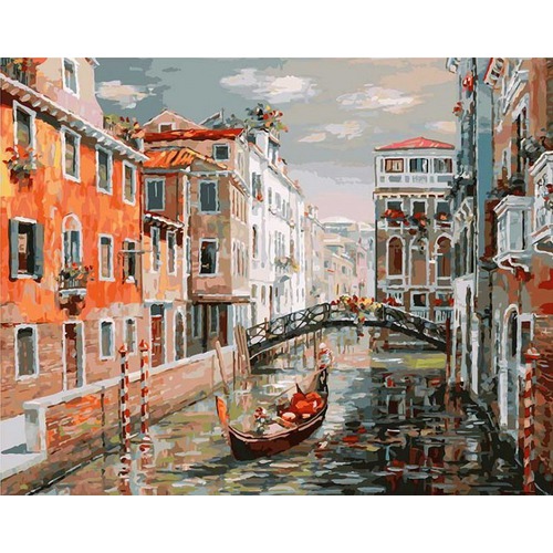 Набор для раскрашивания Белоснежка "Венеция. Канал Сан Джованни Латерано"