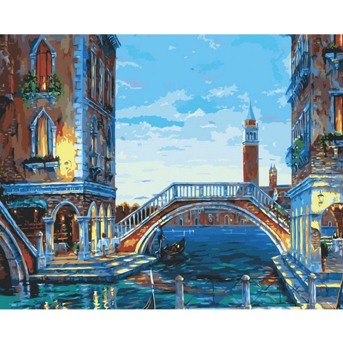 Набор для раскрашивания Белоснежка "Каналы Венеции"