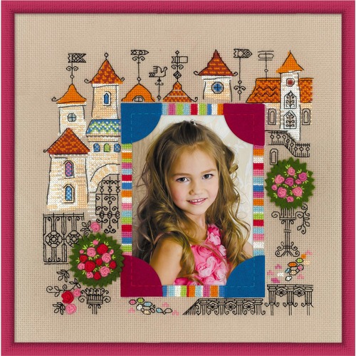 Набор для вышивания крестом Риолис Панно для фотографии "Замок принцессы" (фото)