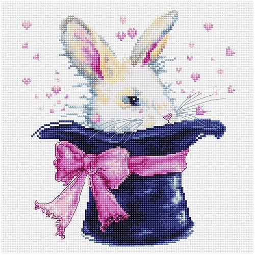 Набор для вышивания крестом Luca-S "Кролик" (фото)